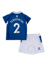 Fotbalové Dres Everton James Tarkowski #2 Dětské Domácí Oblečení 2022-23 Krátký Rukáv (+ trenýrky)